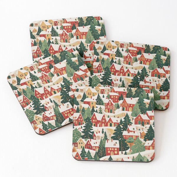 Item preview, Holiday Village in Abstract designed and sold by Lizetteh.