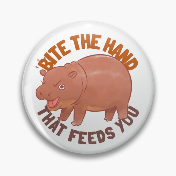 Item preview, Moo Deng Bite The Hand That Feeds You designed and sold by PalaceArt.