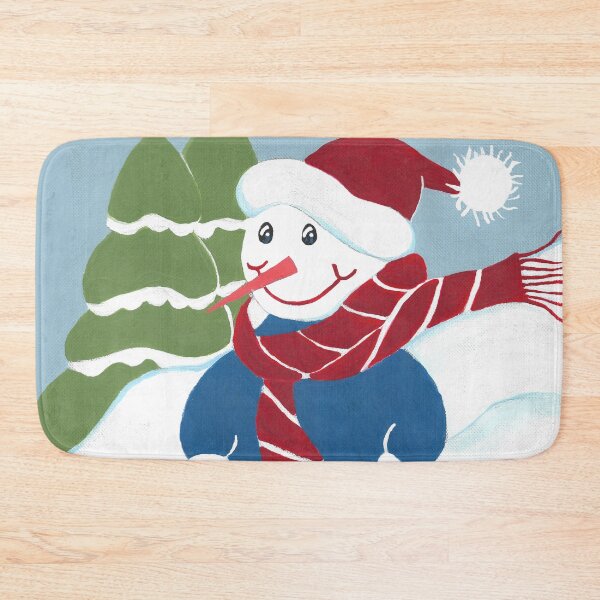 Item preview, Winter Snowman Toboggan designed and sold by Sartoris Art.