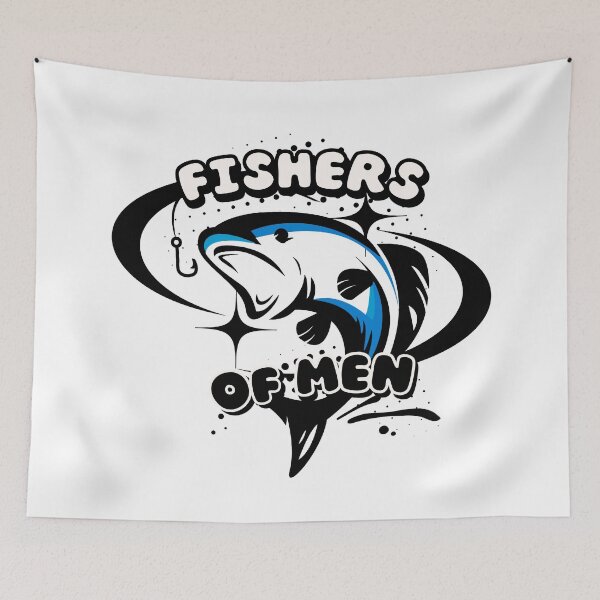 Item preview, Fishers of Men, Matthew 4: 19 Bible verse.  designed and sold by MoriaStore.