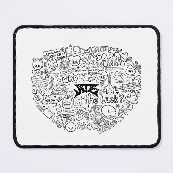 Item preview, Stray kids ATE doodle (lineart version) designed and sold by Thevampywolf.