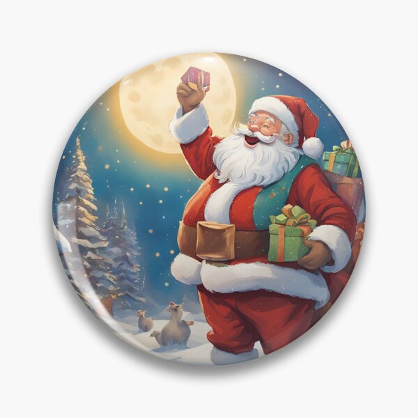 Item preview, Santa Claus delivering his presents designed and sold by Lilou13Magasin.