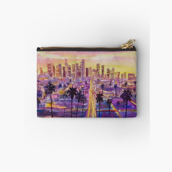 Item preview, Driving LA to Glowing Downtown Los Angeles Skyline designed and sold by artshop77.