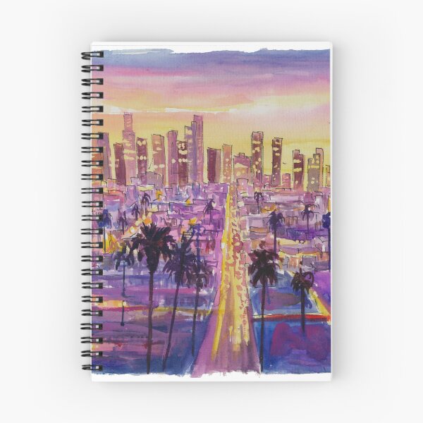 Item preview, Driving LA to Glowing Downtown Los Angeles Skyline designed and sold by artshop77.