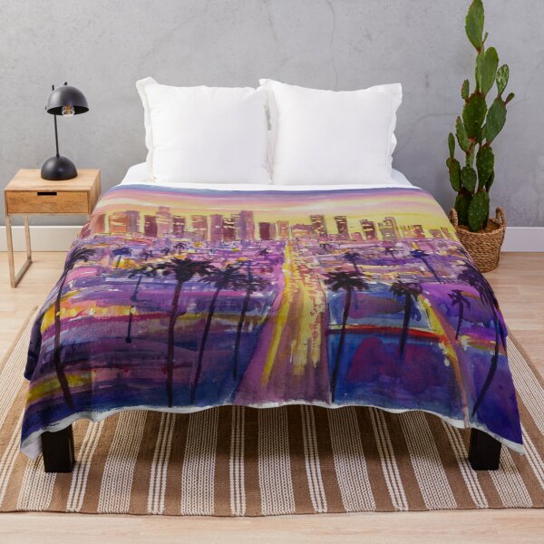 Item preview, Driving LA to Glowing Downtown Los Angeles Skyline designed and sold by artshop77.
