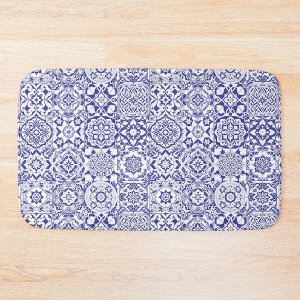 Item preview, Blue Moroccan Tile Pattern designed and sold by inspirationzgal.