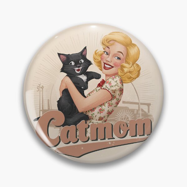 Item preview, Vintage Cat Mom Black Cat Graphic designed and sold by OliviiaBee.