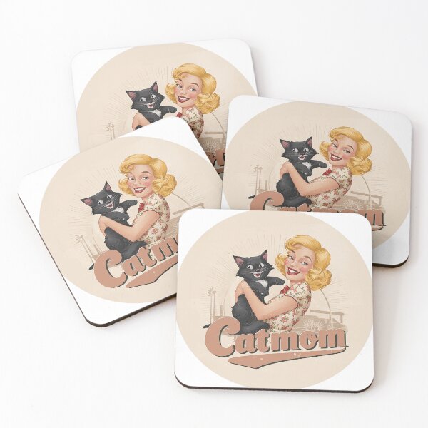 Item preview, Vintage Cat Mom Black Cat Graphic designed and sold by OliviiaBee.