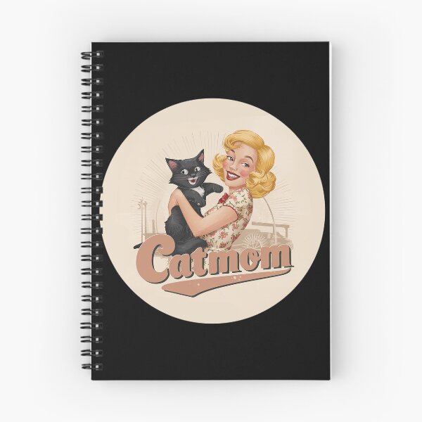 Item preview, Vintage Cat Mom Black Cat Graphic designed and sold by OliviiaBee.