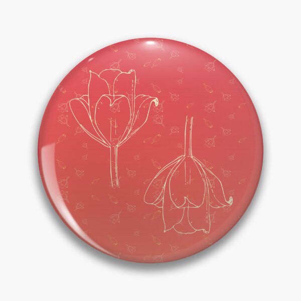 Item preview, TULPS - PINK TULIPS ON A RED AND PEACH GRADIENT designed and sold by CONTRAPINK.