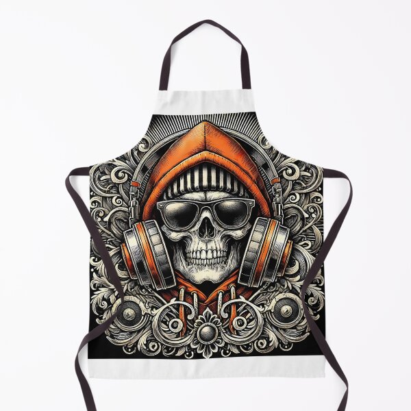 Item preview, Abstract Skull Listening Music Art designed and sold by DesignHub.