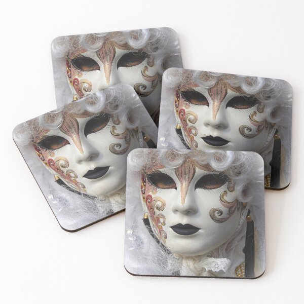 Item preview, Woman wearing Venetian mask designed and sold by AdamsGrandad.
