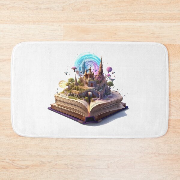 Item preview, Bookworm’s Dream: Magical Illustrations designed and sold by CleanDecor.
