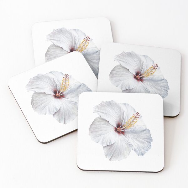 Item preview, White Hibiscus Flower  designed and sold by PapuruDesigns.