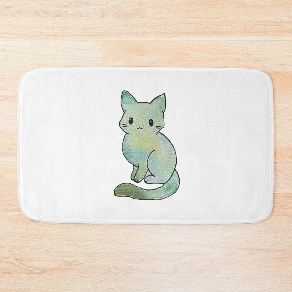 Item preview, Green Space Kitten designed and sold by Farbenmieze.