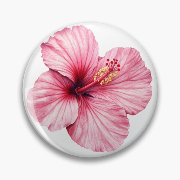 Item preview, Pink Hibiscus Flower  designed and sold by PapuruDesigns.