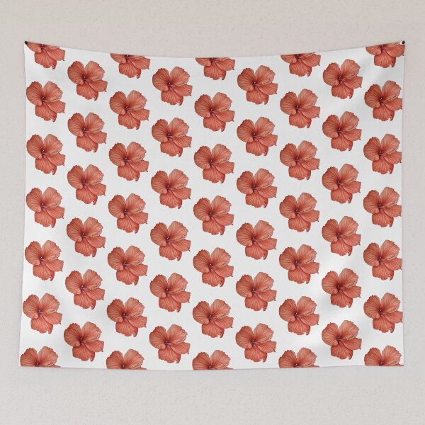 Item preview, Red Hibiscus Flower  designed and sold by PapuruDesigns.