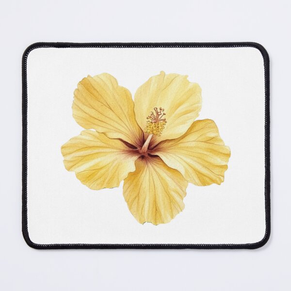 Item preview, Yellow Hibiscus Flower  designed and sold by PapuruDesigns.