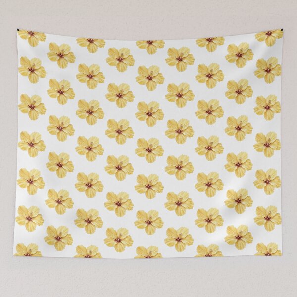 Item preview, Yellow Hibiscus Flower  designed and sold by PapuruDesigns.