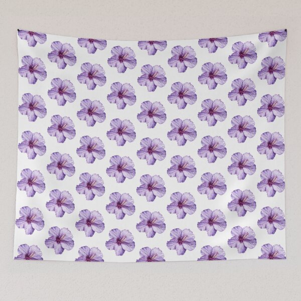 Item preview, Purple Hibiscus Flower  designed and sold by PapuruDesigns.