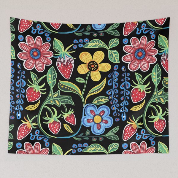 Item preview, Ojibwe Floral Pattern Native Flowers designed and sold by YalenArt.