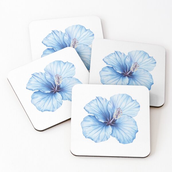 Item preview, Blue Hibiscus Flower  designed and sold by PapuruDesigns.