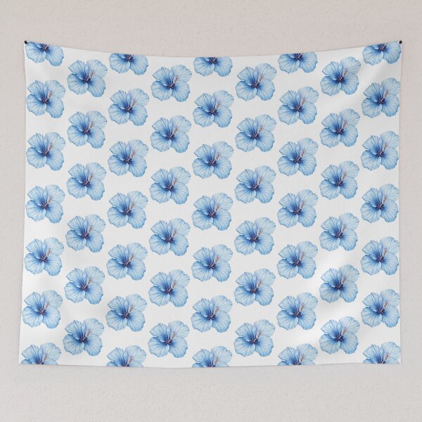 Item preview, Blue Hibiscus Flower  designed and sold by PapuruDesigns.