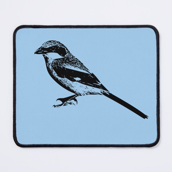 Item preview, Loggerhead Shrike Black Design designed and sold by designsasstultd.