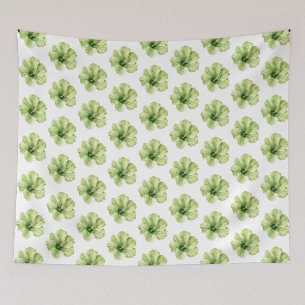 Item preview, Green Hibiscus Flower  designed and sold by PapuruDesigns.