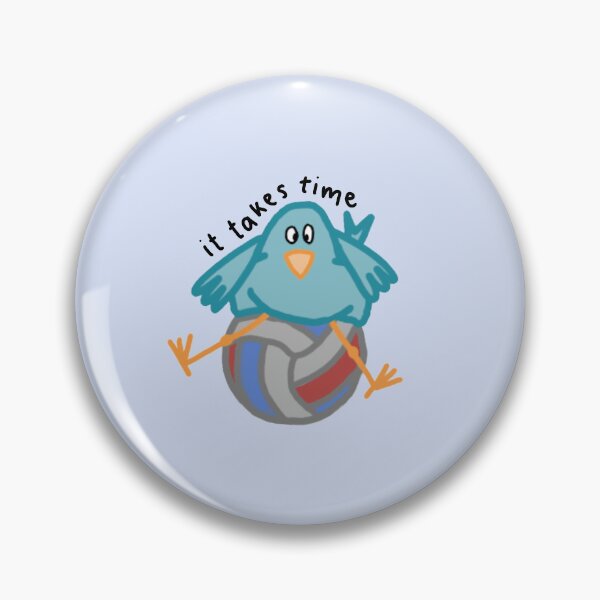 Item preview, It takes time volleybal bird designed and sold by sucdemagrana.