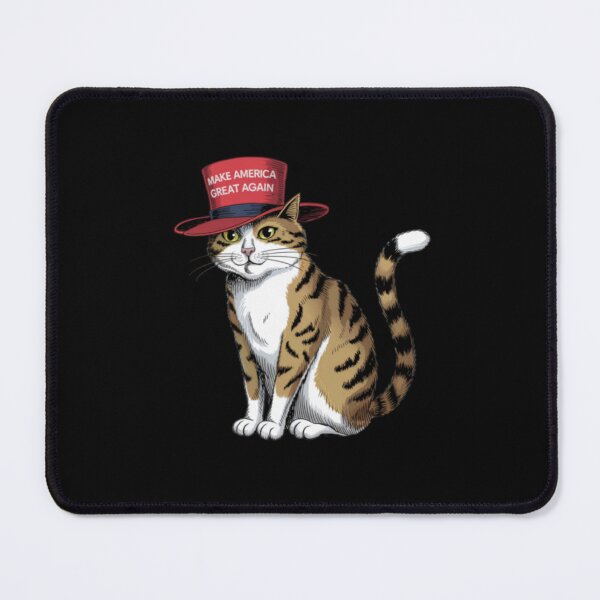 Item preview, MAKE AMERICA GREAT AGAIN  CAT . CAT WEARING TRUMP CAP  designed and sold by Obinne.
