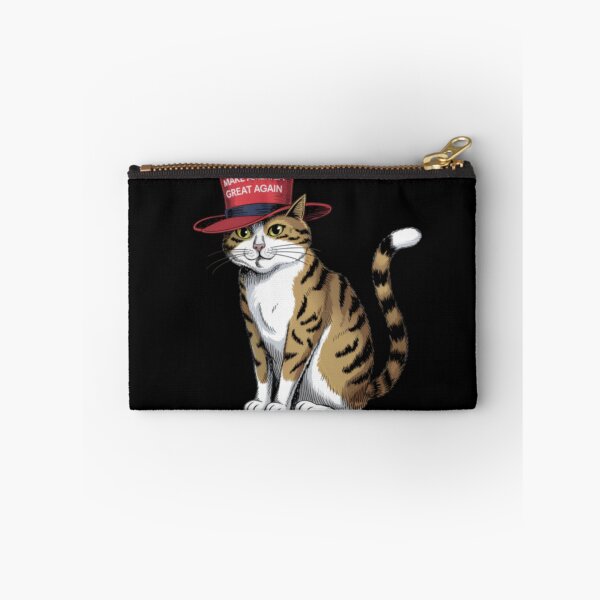 Item preview, MAKE AMERICA GREAT AGAIN  CAT . CAT WEARING TRUMP CAP  designed and sold by Obinne.
