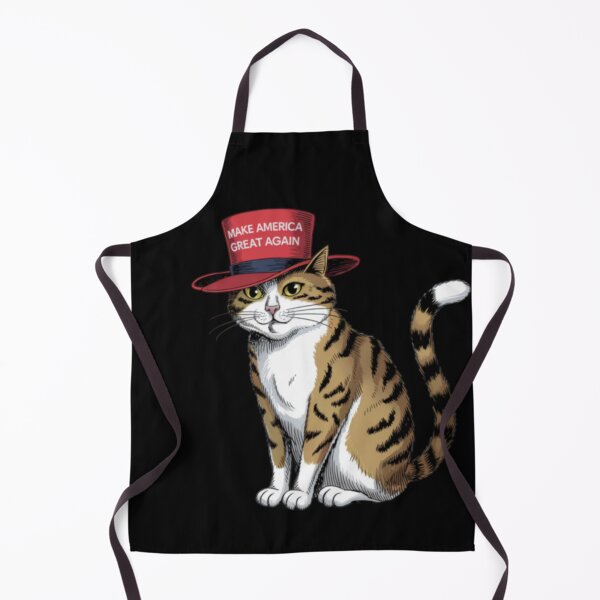 Item preview, MAKE AMERICA GREAT AGAIN CAT . CAT WEARING TRUMP CAP designed and sold by Obinne.
