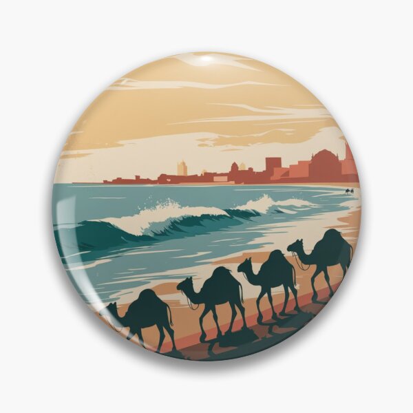 Item preview, Karachi Vintage Travel Poster designed and sold by TravelerRat.