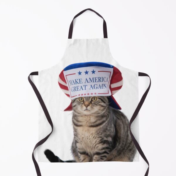 Item preview, MAKE AMERICA GREAT AGAIN FUNNY CAT . CAT WEARING TRUMP CAP designed and sold by Obinne.