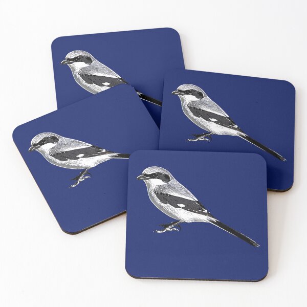 Item preview, Loggerhead Shrike White Alternate Design  designed and sold by designsasstultd.