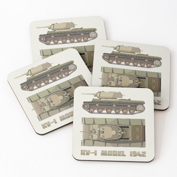 Item preview, KV-1 1942 WW2 Russian Tank Illustration Diagrams designed and sold by MilitaryMart.