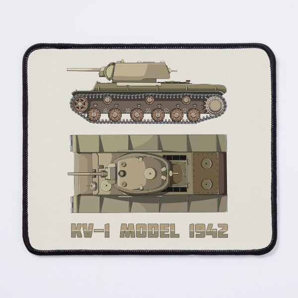 Item preview, KV-1 1942 WW2 Russian Tank Illustration Diagrams designed and sold by MilitaryMart.