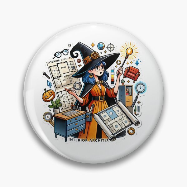 Item preview, Interior Architect Witch designed and sold by ChicClicker.