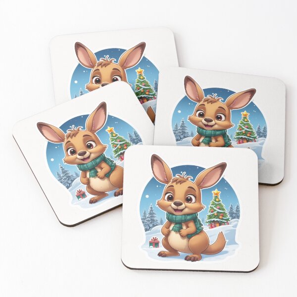 Item preview, Christmas Cartoon Kangaroo designed and sold by Krieghorn.