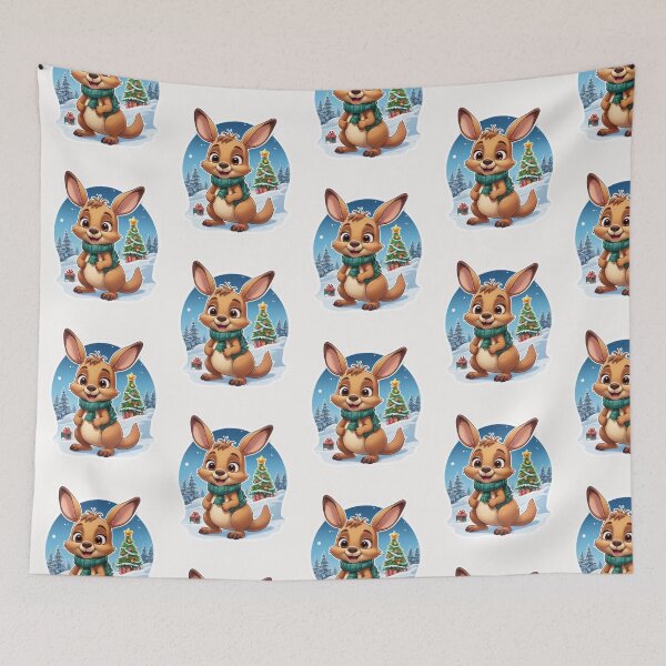 Item preview, Christmas Cartoon Kangaroo designed and sold by Krieghorn.