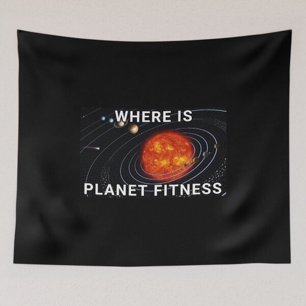Item preview, WHERE IS PLANET FlTNESS designed and sold by aurora-borealis.