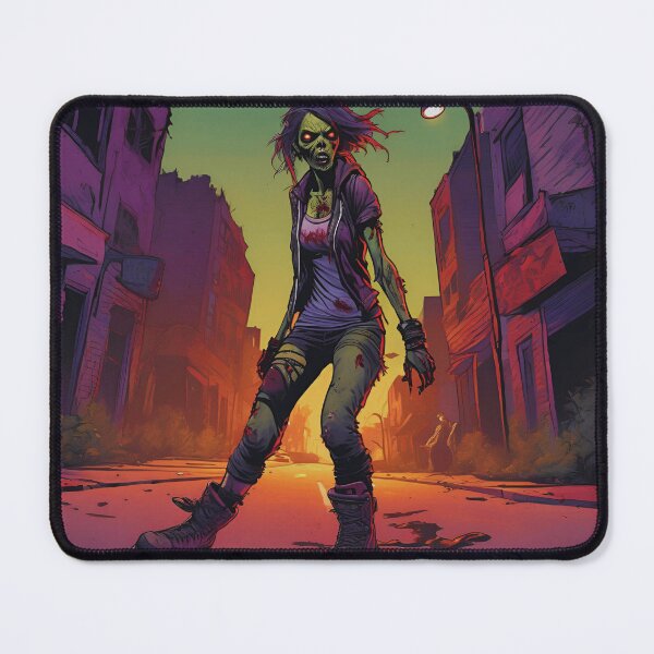 Item preview, Zombie girl rollerblading. designed and sold by Dudiudi.