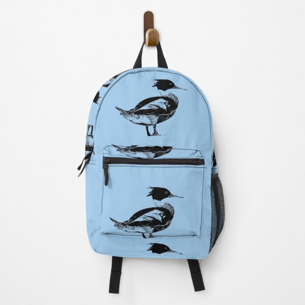 Item preview, Red-breasted Merganser Black Design designed and sold by designsasstultd.