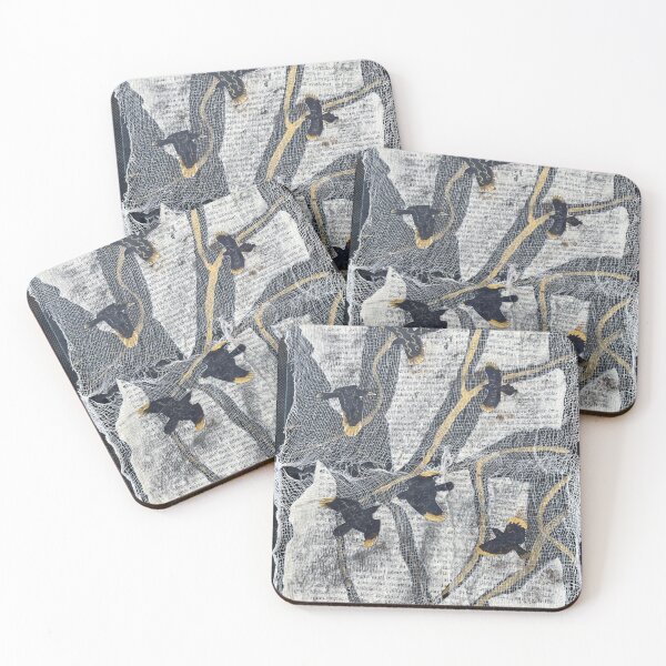 Item preview, Corvid kintsugi designed and sold by artcollisions.