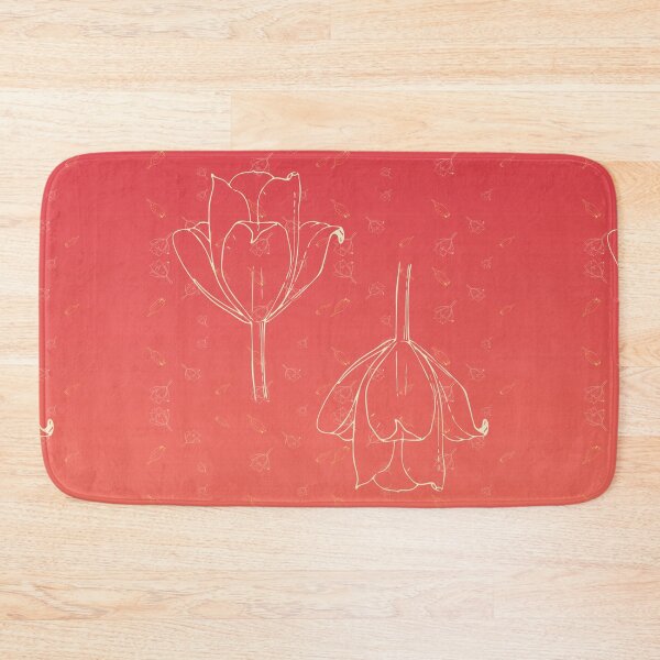 Item preview, TULPS - PINK TULIPS ON A RED AND PEACH GRADIENT designed and sold by CONTRAPINK.