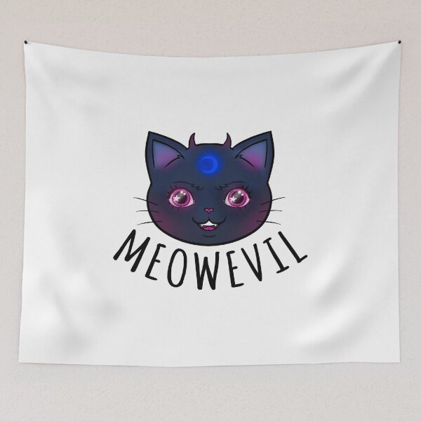 Item preview, Funny Evil Kitty designed and sold by Tori-Rori.