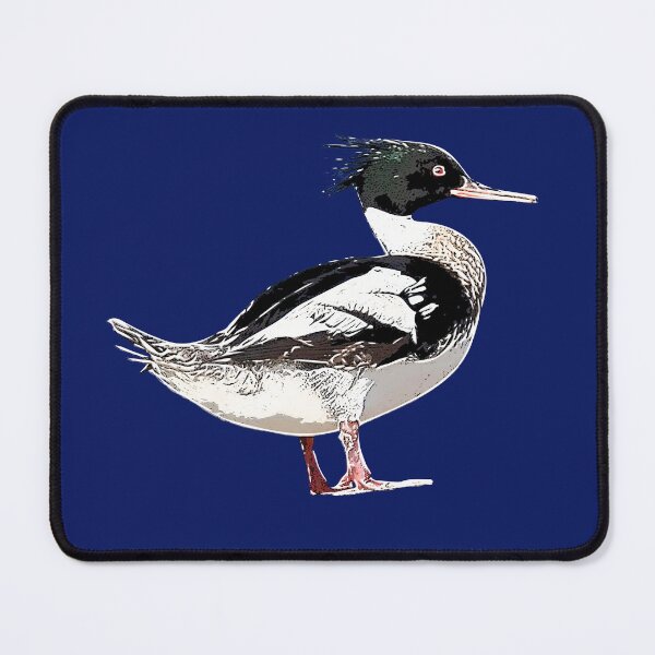 Item preview, Red-breasted Merganser White Alternate Design designed and sold by designsasstultd.