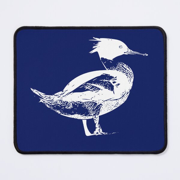 Item preview, Red-breasted Merganser White Design designed and sold by designsasstultd.
