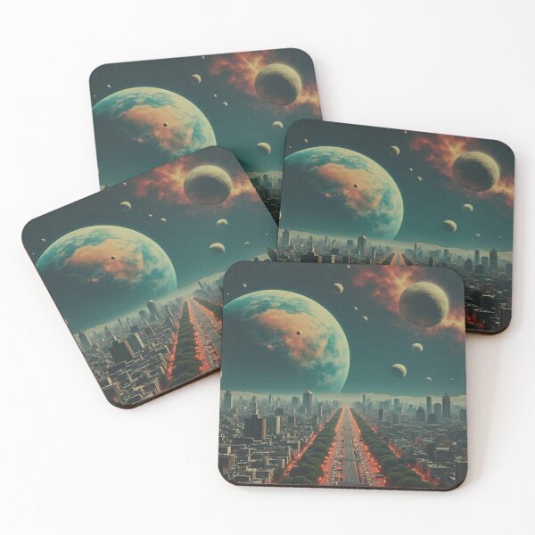 Item preview, Interstellar Cities - Delhi designed and sold by It's By Shan.